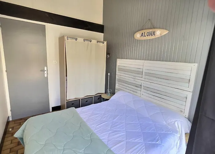 Maison cosy, 100m des plages, wifi, parking privé *