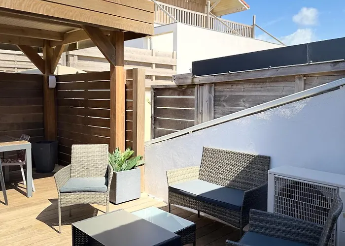 Appartement Maison Cosy, 100m Des Plages, Wifi, Parking Privé